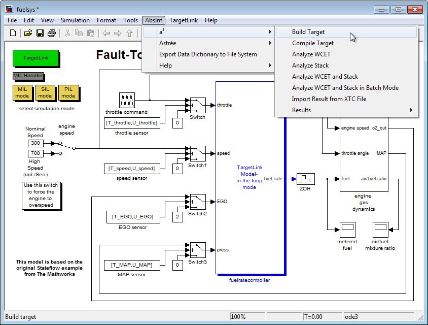TargetLink screenshot
