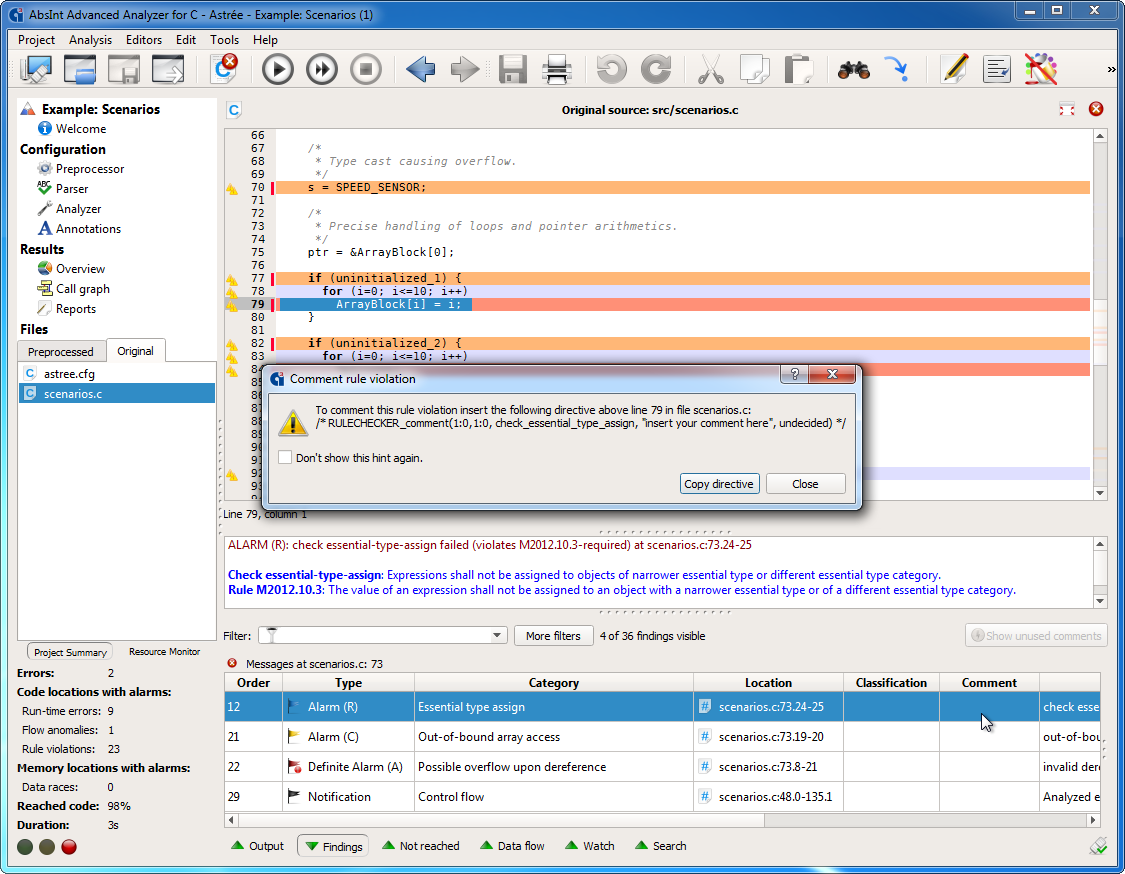 Astrée screenshot