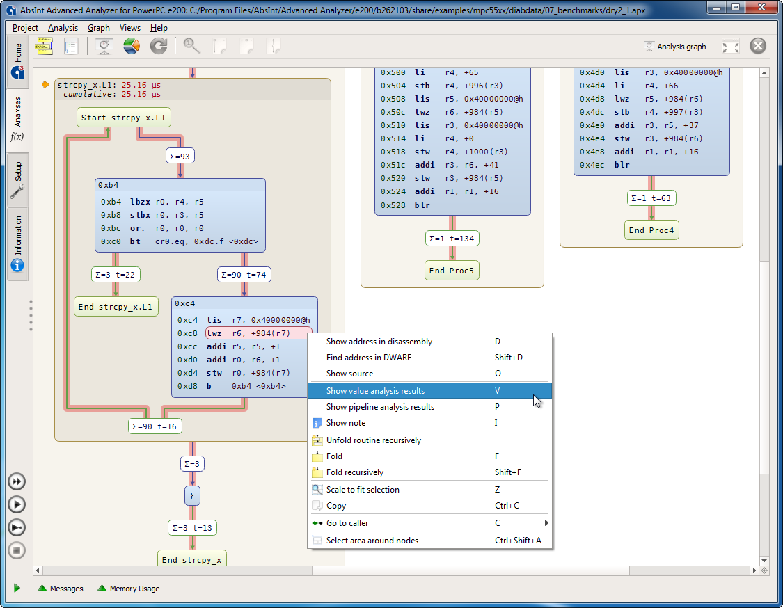 ValueAnalyzer screenshot